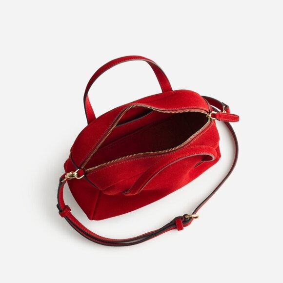 Madewell the medium crossbody bag in Bandana Red suede - Brand New - Never used - Picture 12 of 13